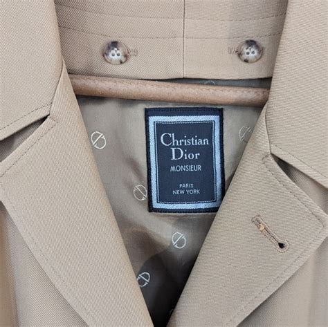 christian dior trench coat monsieur